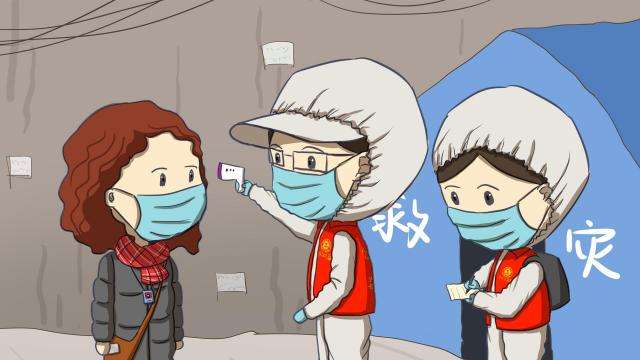 嚴(yán)把關(guān)，共抗疫 