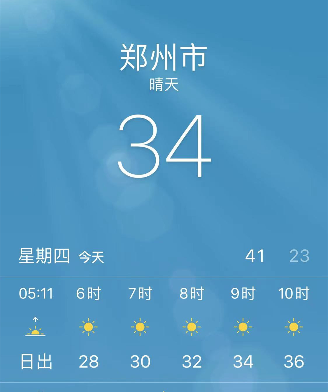 高溫在崗，今天最高41C°