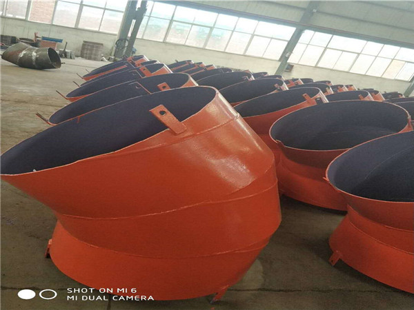 逃生管道彎頭 DN800隧道抱箍彎頭 鋼制彎頭(圖1)